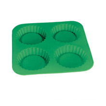 LFGB Customized 4 PCS Round Silicone Cake Mould